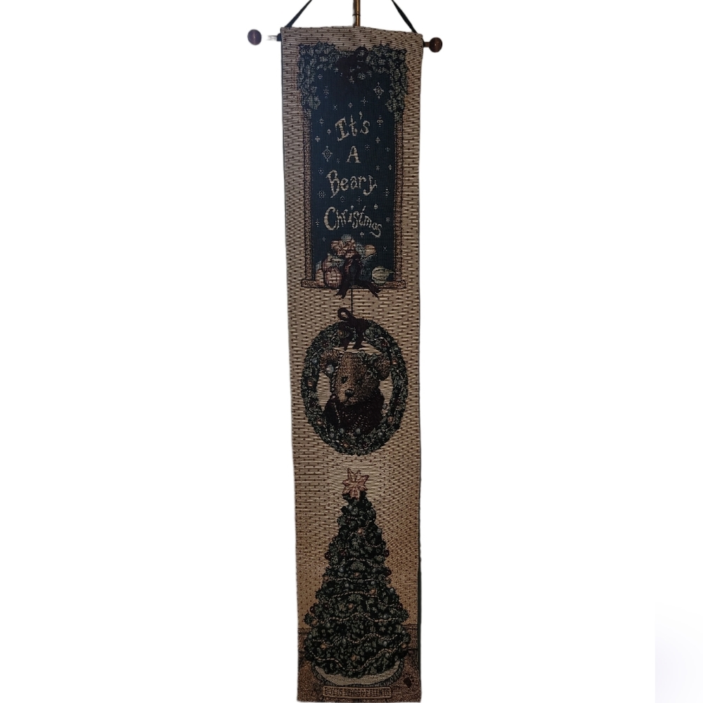 Boyds bear- Its a beary christmas- tapestry